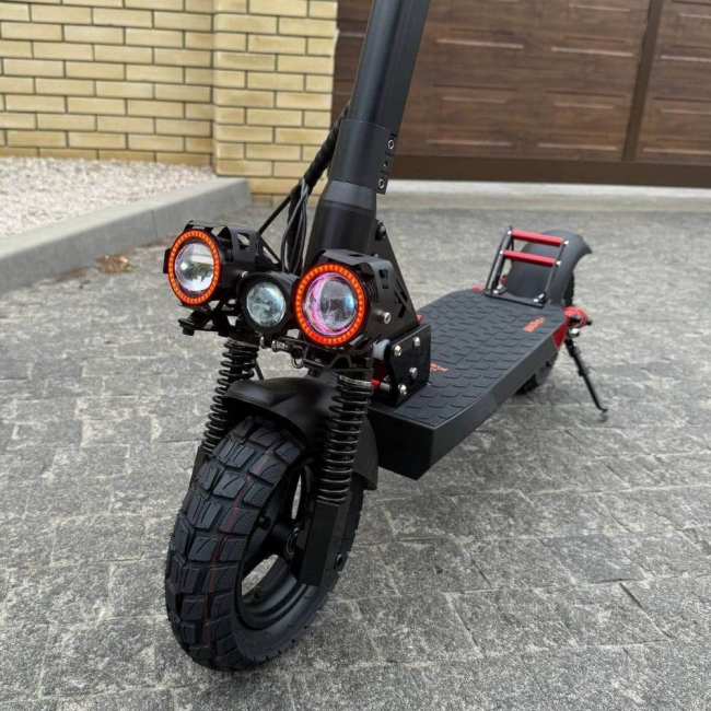 Електросамокат KUGOO M4 PRO PLUS 48V 18/23Ah (2026) з амортизацією та LED-дисплеєм, Фото 4