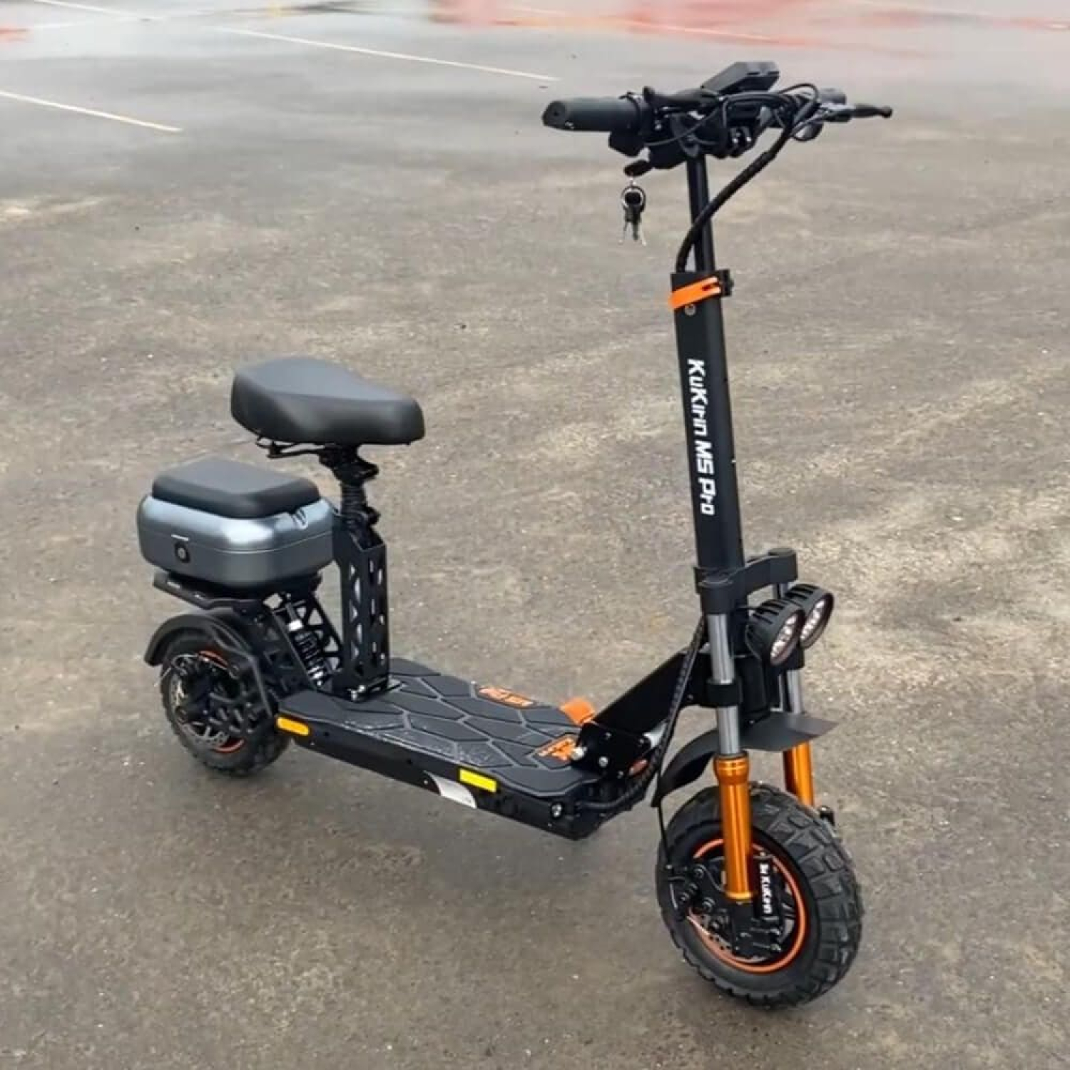 Электросамокат Kugoo Kirin M5 Pro с сидением и багажником , Фото 1