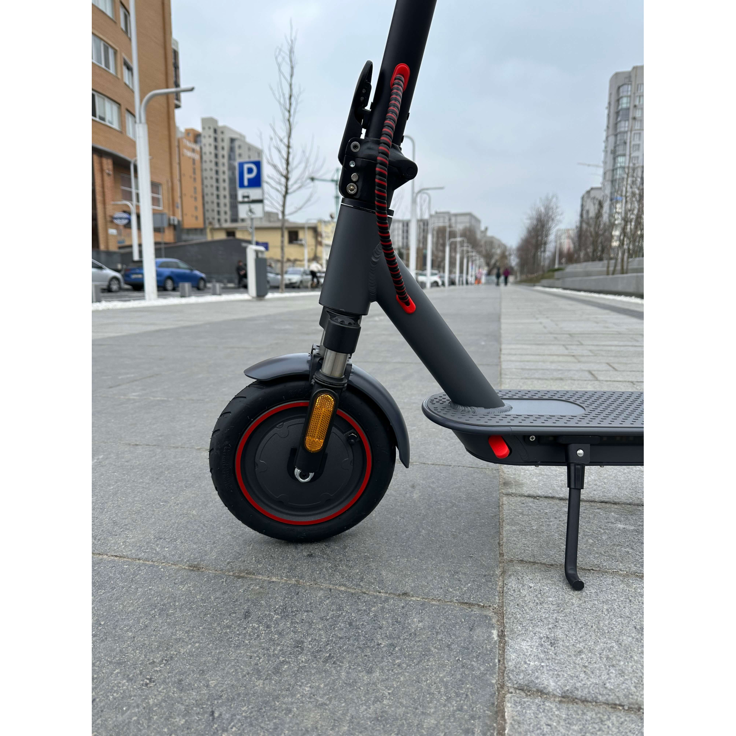 Электросамокат Kugoo M365 PRO MAX 500W 13Ah с передним амортизатором и усиленной рамой, Фото 8