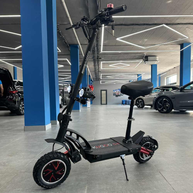 Електросамокат ПОВНИЙ ПРИВОД Kugoo G-BOOSTER 23 ампер-години 2 мотори по 1200W, Фото 5