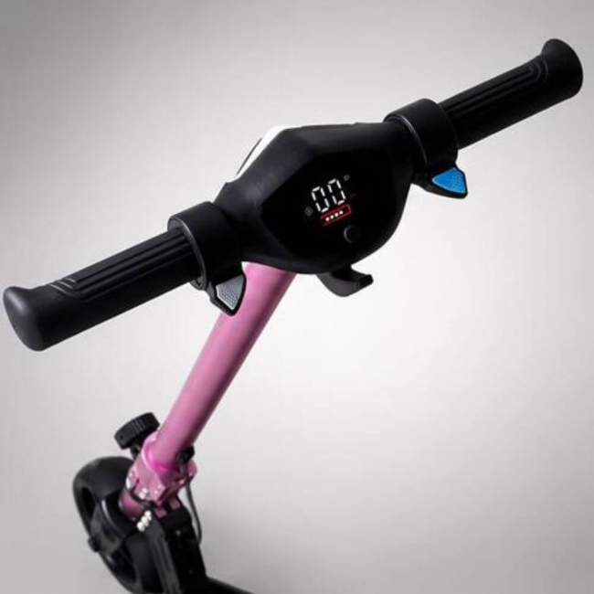 Дитячий електросамокат Giant ES2 LED Max Pink 250W 36V 4.4Ah Li-ion | До 18 км/год | До 15 км | LED-підсвітка | Гарантія 24 місяці, Фото 6