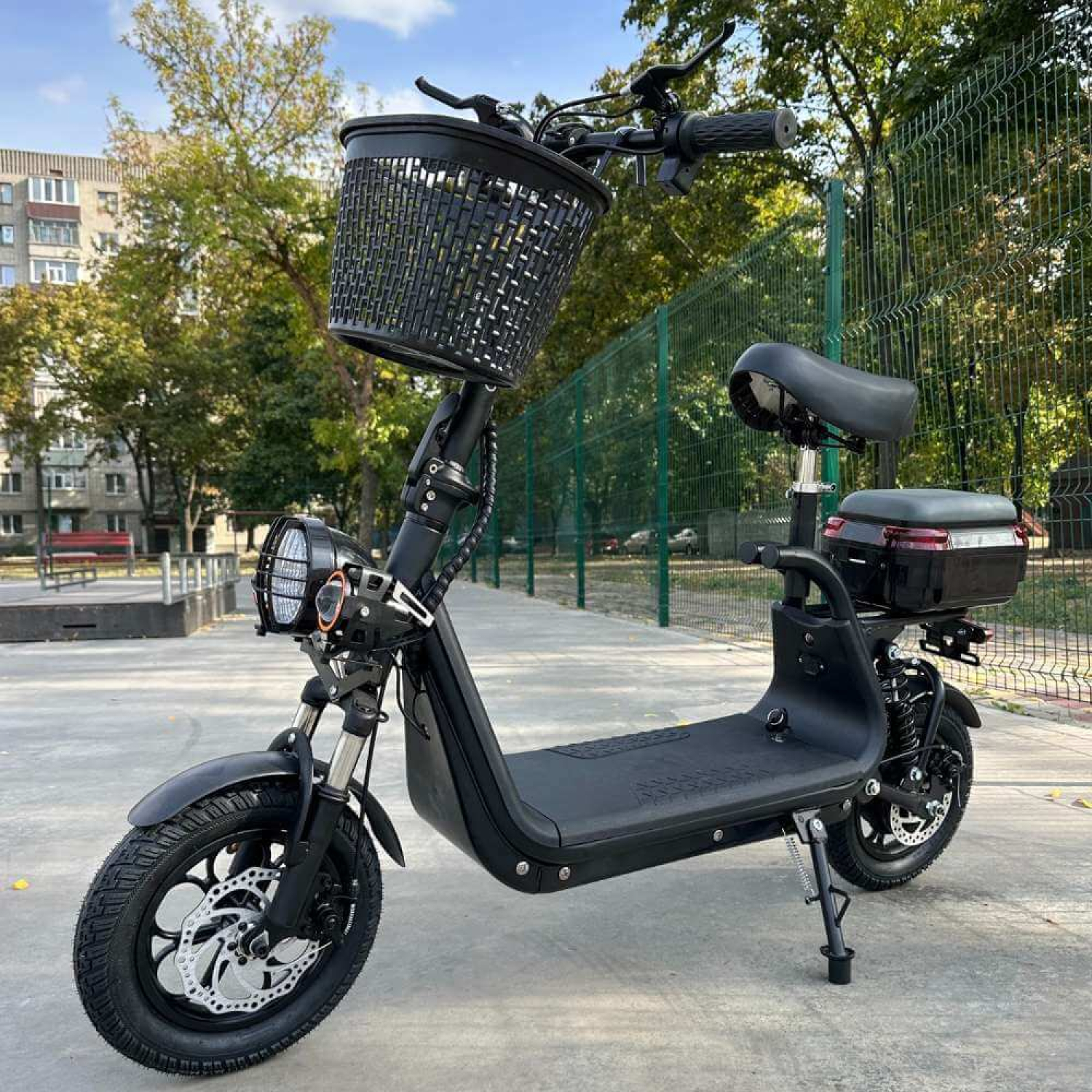 Электросамокат EVOBIKE Zen U12 15Ah 800W Черный Black, Фото 1