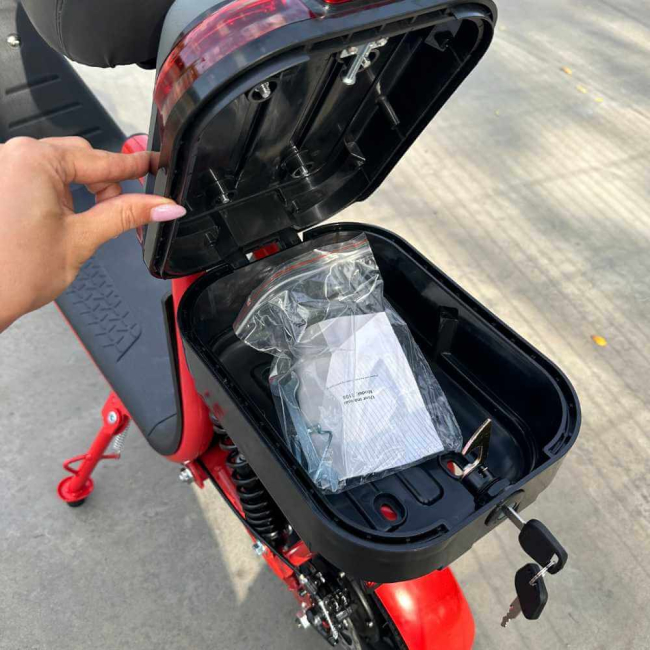 Электросамокат EVOBIKE Zen U12 15Ah 800W Красный, Фото 7
