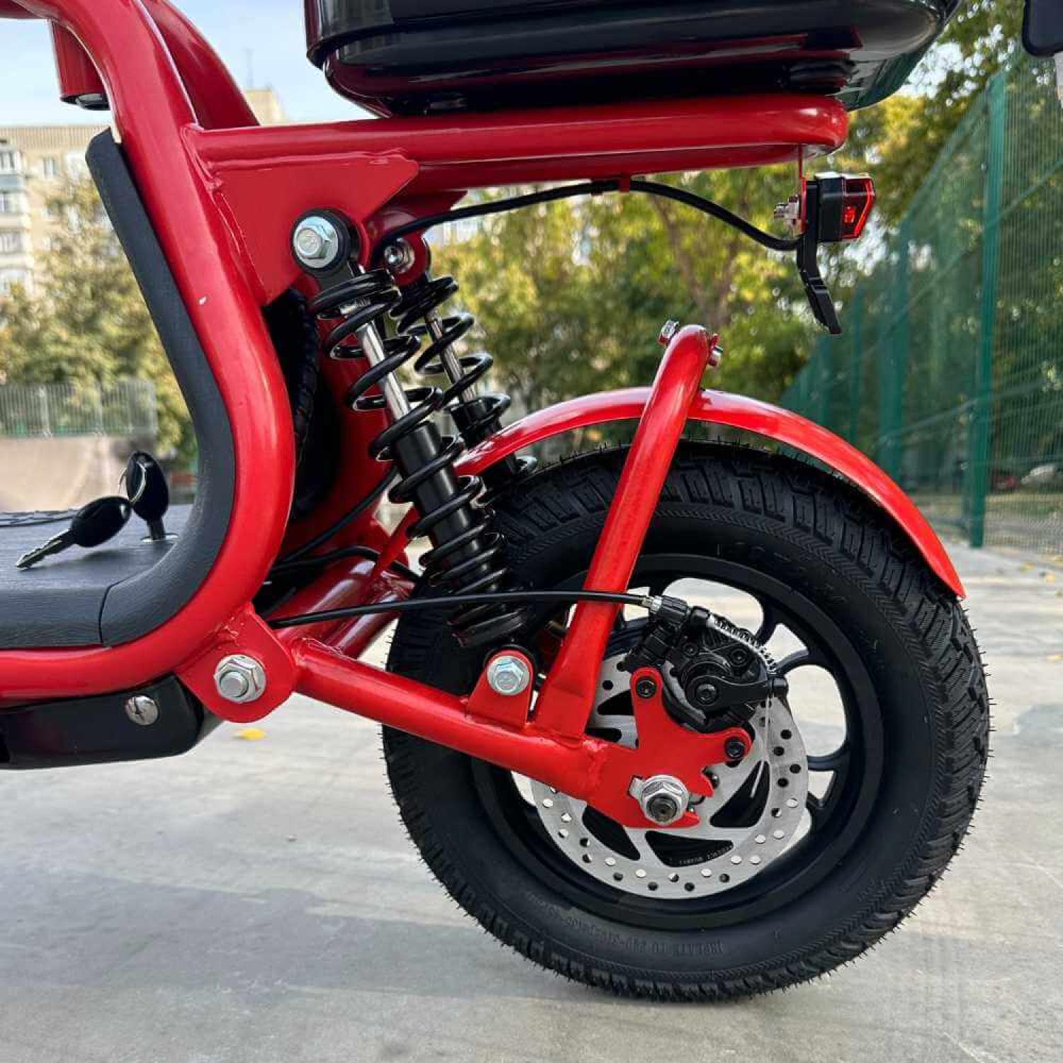 Электросамокат EVOBIKE Zen U12 15Ah 800W Красный, Фото 8