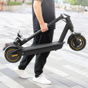 Електросамокат KUGOO G30 PRO Max 500W 16Ah сірий, з переднім амортизатором та посиленим акумулятором (до 25 км/год), Фото 2