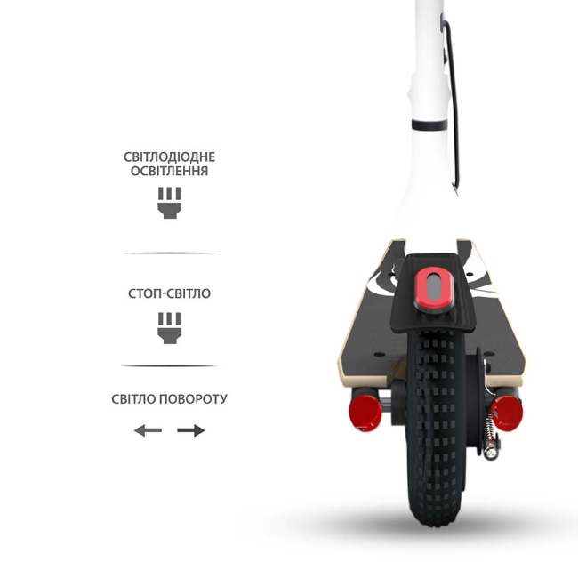 Електросамокат GIANT Wings PRO 2 9.25" 500W 36V 13AH Білий NEW (до 25 км/год), Фото 4