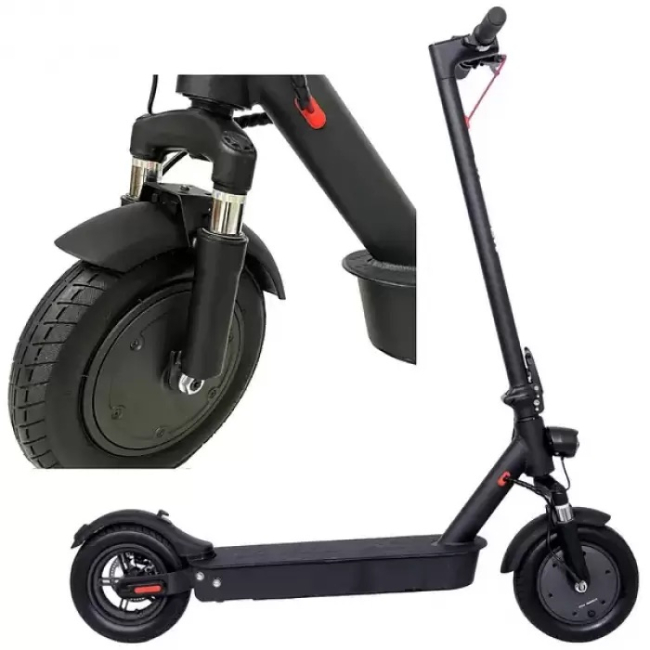 Електросамокат Crosser E9 Max Чорний (пневматичні колеса) з амортизатором , Фото 2