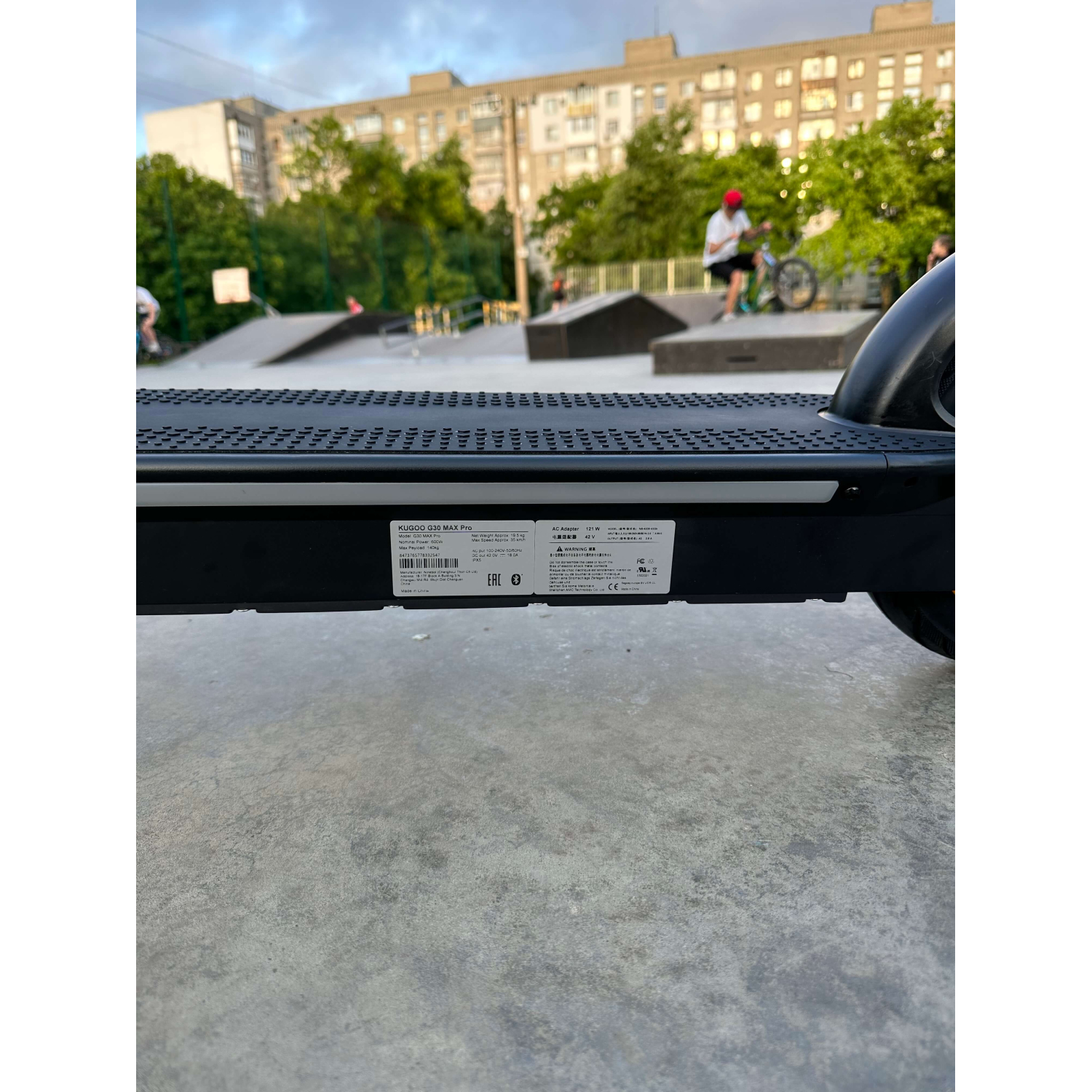 Электросамокат KUGOO G30 PRO MAX (18Ah) с передним амортизатором и усиленным аккумулятором , Фото 2
