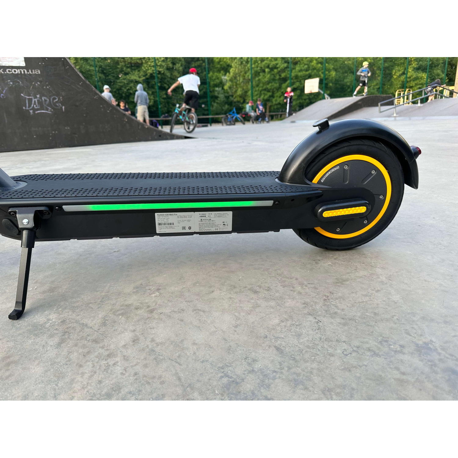 Электросамокат KUGOO G30 PRO MAX (18Ah) с передним амортизатором и усиленным аккумулятором , Фото 11