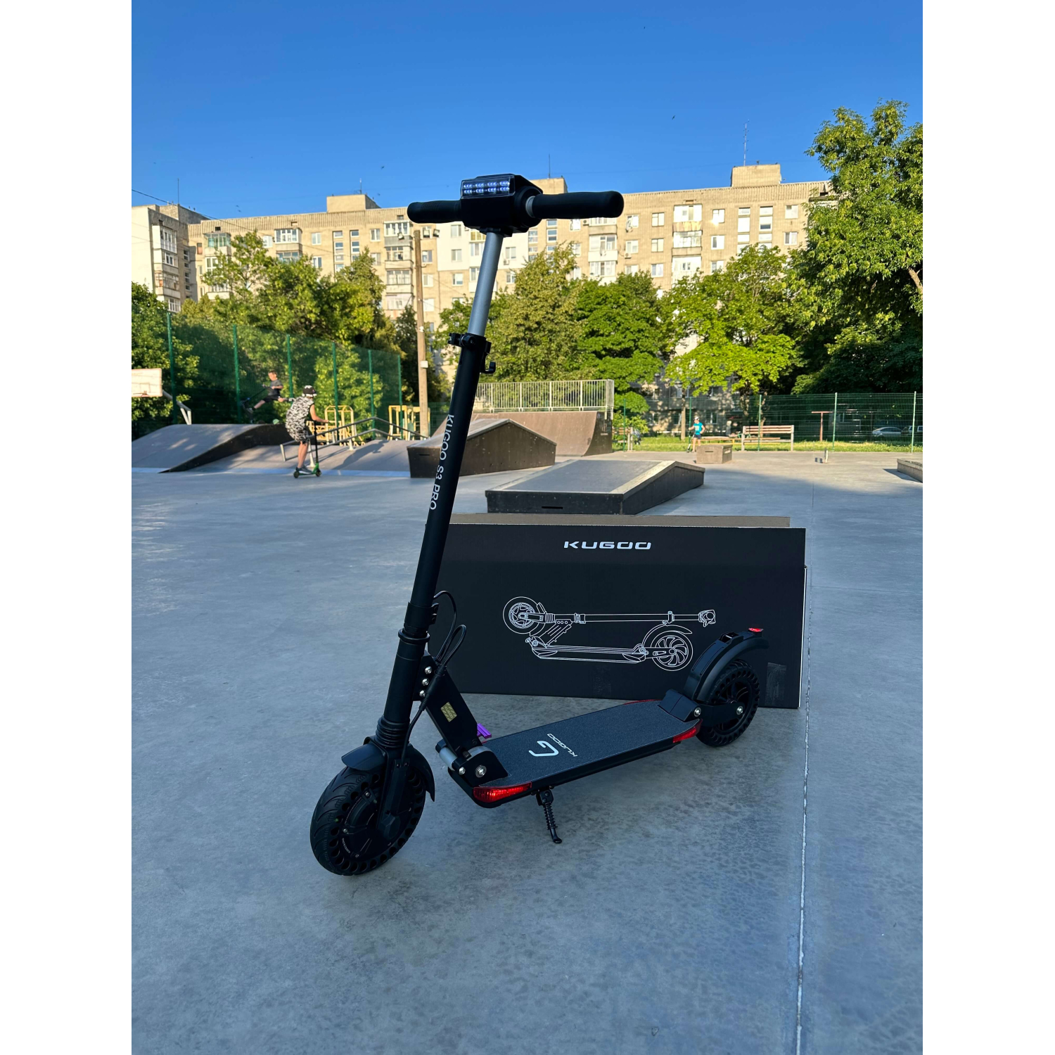 Электросамокат Kugoo S3 PRO JILONG (8,8 ah / 450 W / 2023р.) Черный , Фото 7
