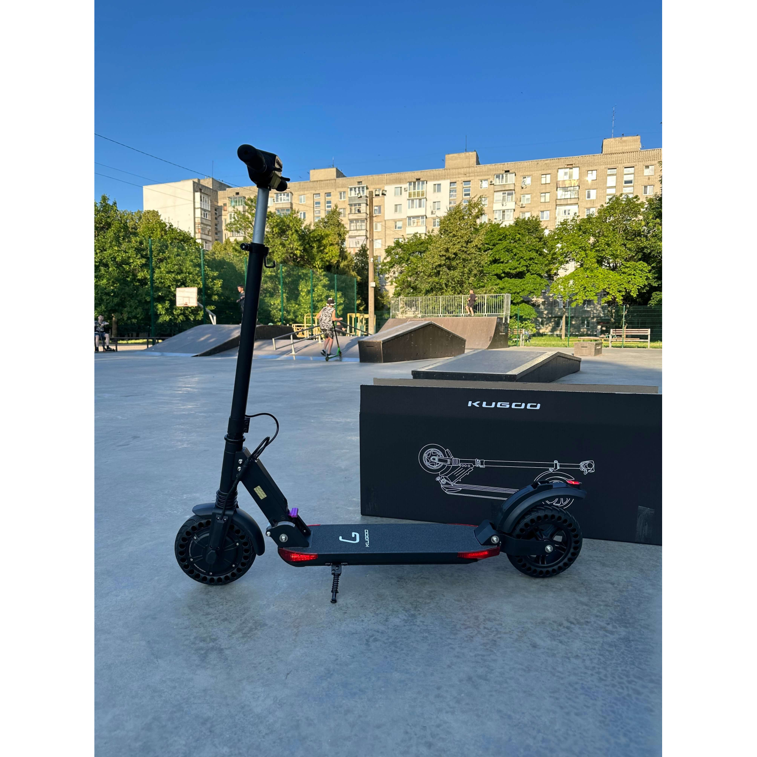 Электросамокат Kugoo S3 PRO JILONG (8,8 ah / 450 W / 2023р.) Черный , Фото 3