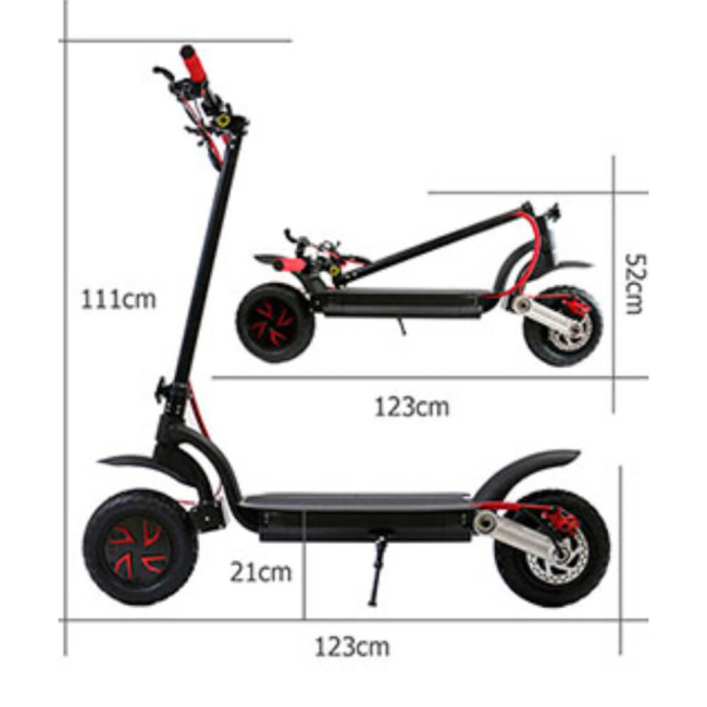 Электросамокат KUGOO G-BOOSTER 2400W 48V 23AH, Фото 3