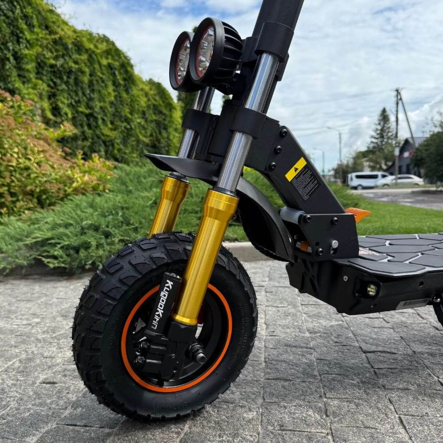 Электросамокат Kugoo M5 Pro Kirin 2000W 48V 26Ah с сиденьем, Фото 6