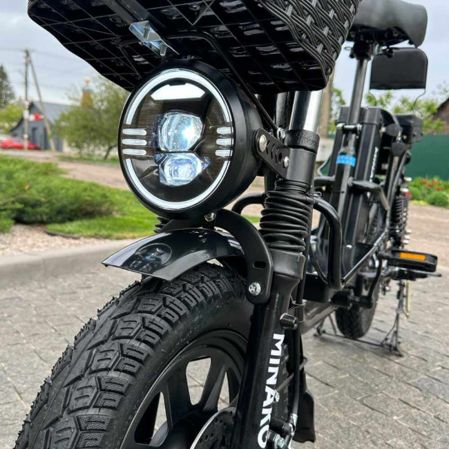 Електровелосипед MINAKO Monster PRO МОДЕЛЬ 2026 РОКУ 60V 26Ah Black, Фото 16