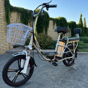 Електровелосипед GREEN GIANT U18 Eco 13Ah 48V Хром Модель 2025 року! 