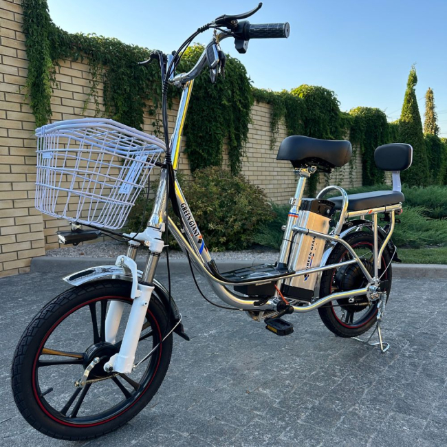 Електровелосипед GREEN GIANT U18 Eco 13Ah 48V Хром Модель 2025 року!, Фото 1