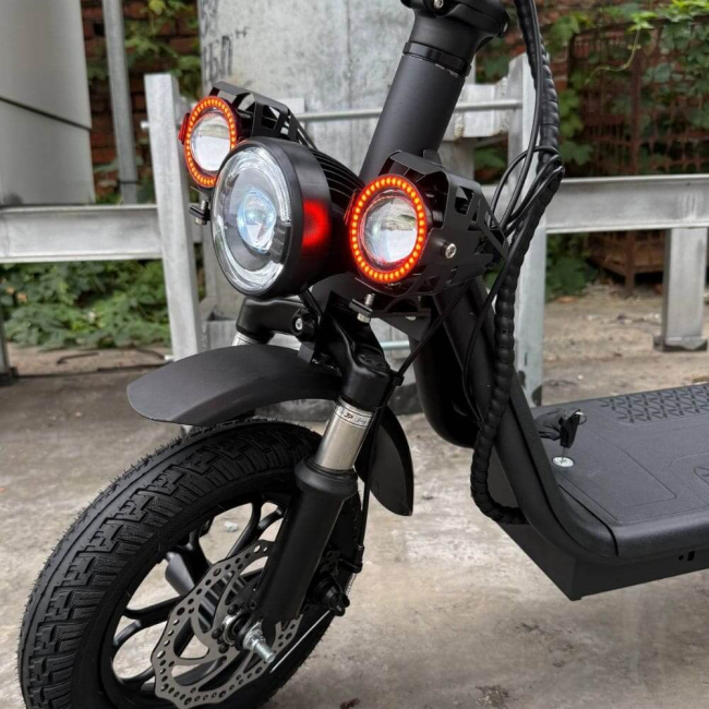 Електросамокат EVOBIKE Zen U12 800W 23Ah 48V з сидінням і корзиною, Фото 2