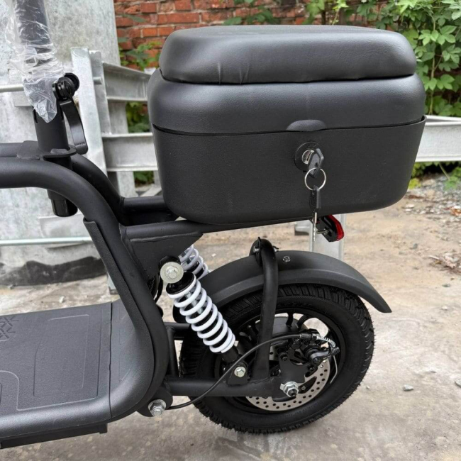 Електросамокат EVOBIKE Zen U12 800W 23Ah 48V з сидінням і корзиною, Фото 5