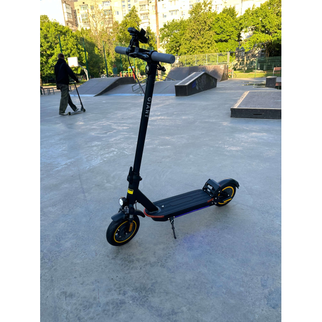 Електросамокат GIANT T6 Turbo 600W 18Ah 2024 Black з переднім і заднім амортизаторами та посиленим акумулятором, Фото 20