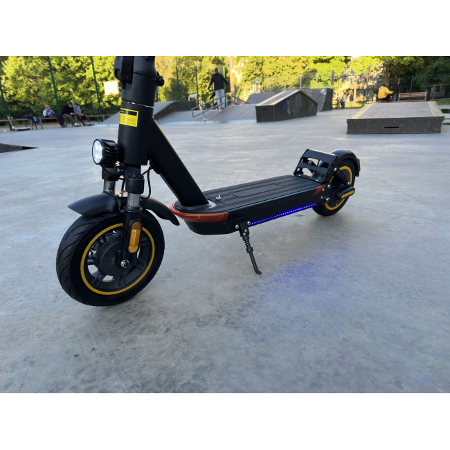 Електросамокат GIANT T6 Turbo 600W 18Ah 2024 Black з переднім і заднім амортизаторами та посиленим акумулятором, Фото 11