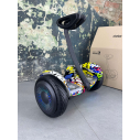 Гироскутер NineBot Mini Гироборд С Ручкой Желтый Графити НОВИНКА 2024! Модель с подсветкой колес, Фото 1