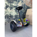 Гироскутер NineBot Mini Гироборд С Ручкой Желтый Графити НОВИНКА 2024! Модель с подсветкой колес, Фото 3