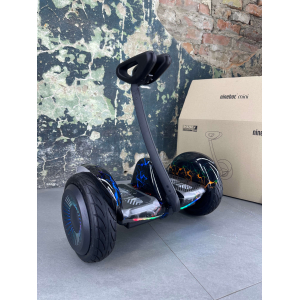 Гироскутер NineBot Mini Гироборд С Ручкой Цветная Молния НОВИНКА 2024! Модель с подсветкой колес 
