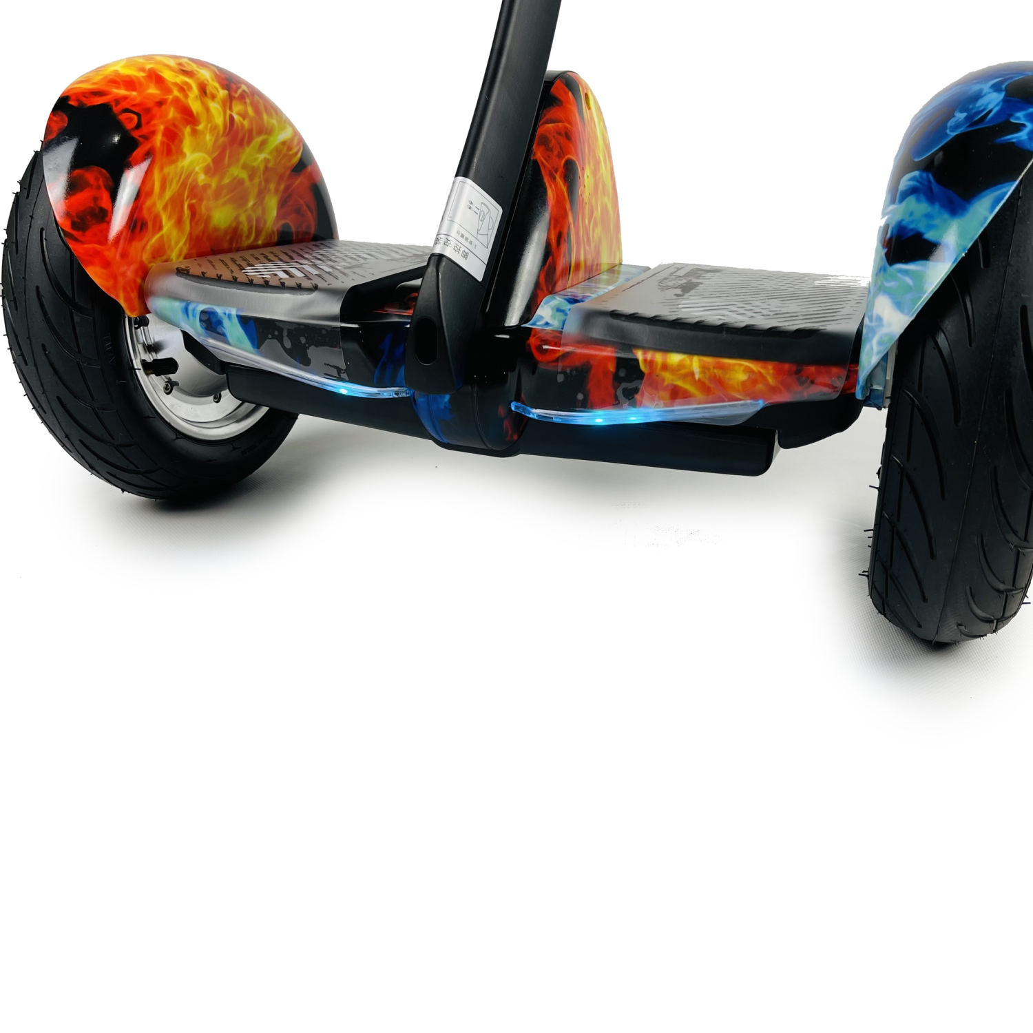 Гироскутер Mini Гироборд С Ручкой Огонь и лёд (до 20 км/час), Фото 3