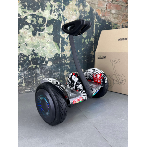 Гироскутер NineBot Mini Гироборд С Ручкой Пират НОВИНКА 2024! Модель с подсветкой колес 