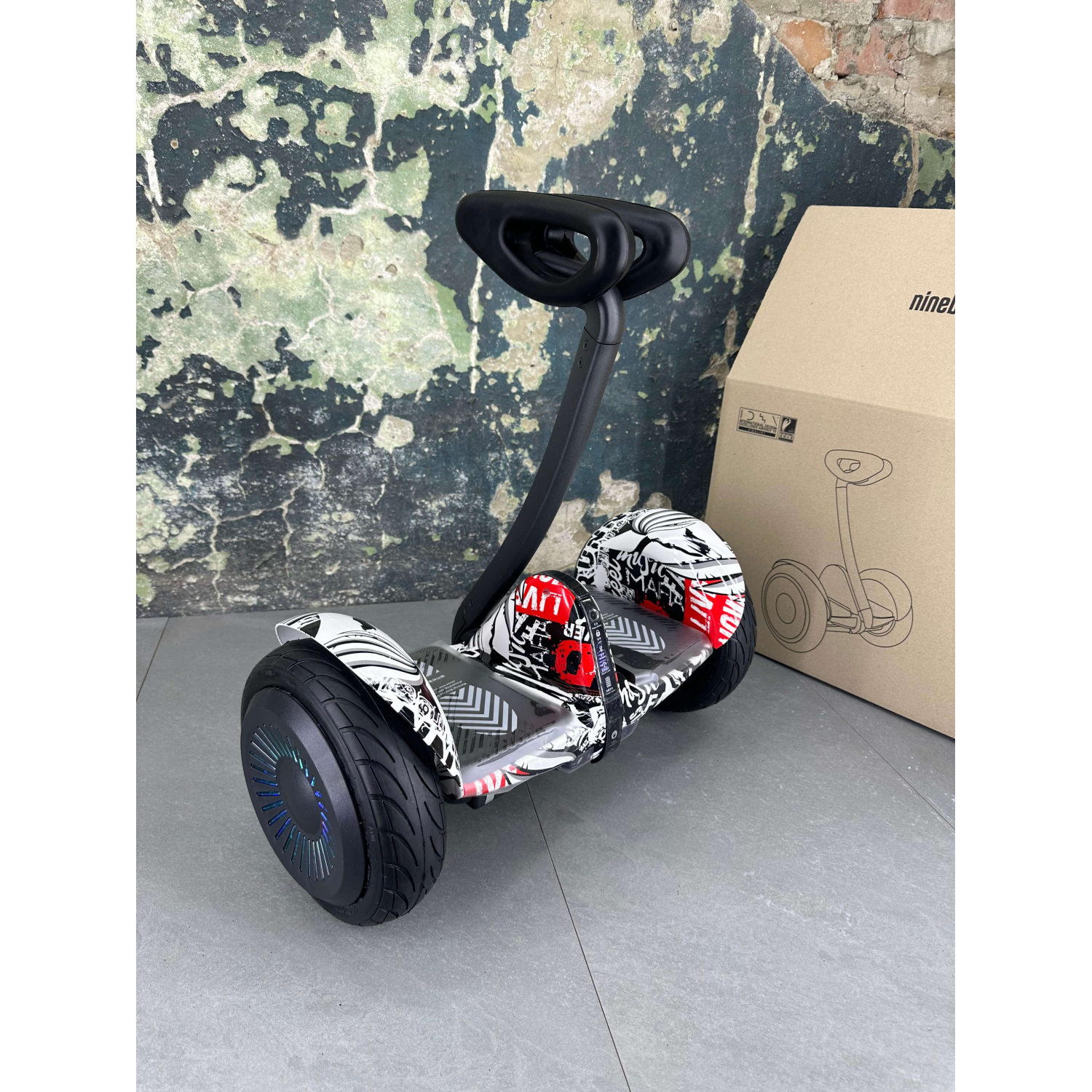Гироскутер NineBot Mini Гироборд С Ручкой Пират НОВИНКА 2024! Модель с подсветкой колес , Фото 4