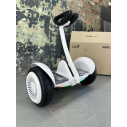 Гироскутер NineBot Mini Гироборд С Ручкой Белый НОВИНКА 2025! Модель с подсветкой колес, Фото 1