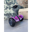 Гироскутер NineBot Mini Гироборд С Ручкой Розовый Космос НОВИНКА 2024! Модель с подсветкой колес, Фото 2