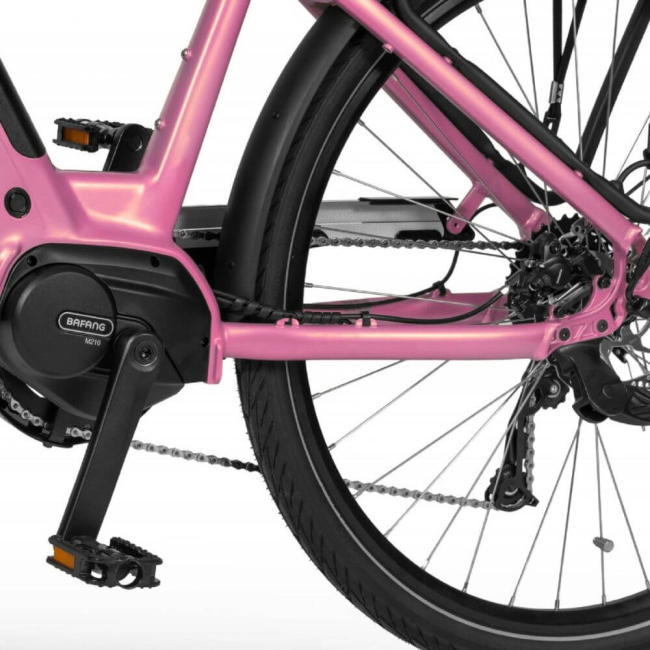 Електровелосипед EVOBIKE Vivo N1 Pink 26” 600W з кошиком та багажником, Фото 2