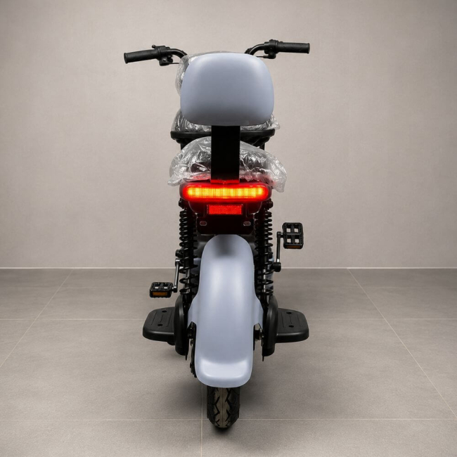 Електровелосипед EVOBIKE Nova MINI 500W 48V 12Ah Чорний з Кошиком та Пасажирським Сидінням (Модель 2026 року), Фото 2
