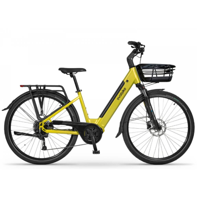 Електровелосипед EVOBIKE Vivo N1 26” Yellow 600W 48Vз корзиною, Фото 7