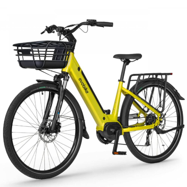 Електровелосипед EVOBIKE Vivo N1 26” Yellow 600W 48Vз корзиною, Фото 1