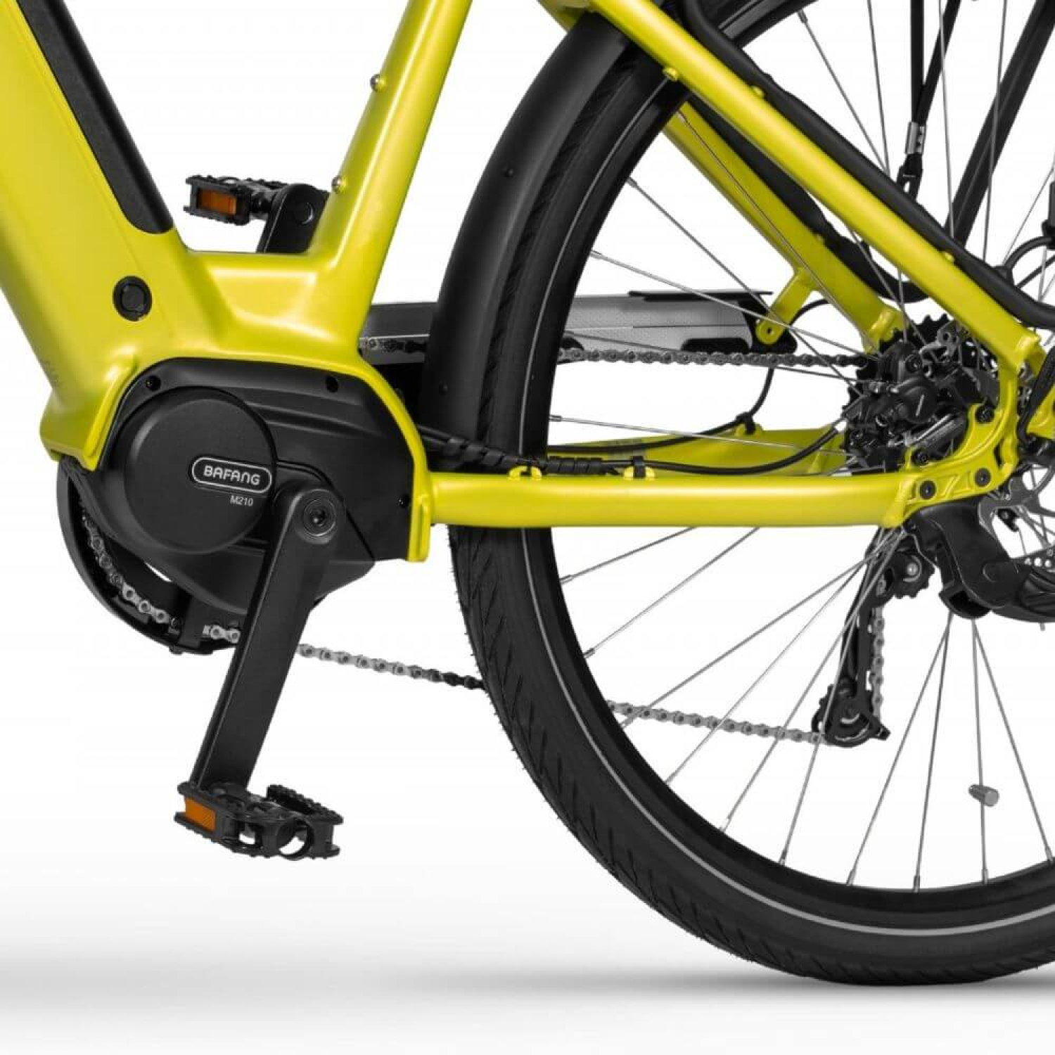 Электровелосипед EVOBIKE Vivo N1 26” Yellow 600W 48V с корзиной , Фото 4