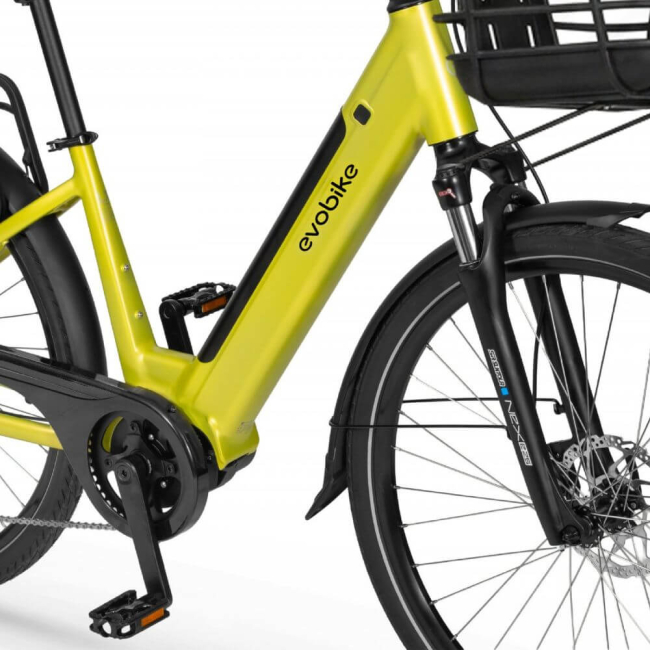 Електровелосипед EVOBIKE Vivo N1 26” Yellow 600W 48Vз корзиною, Фото 3