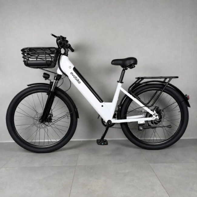 Електровелосипед EVOBIKE Vivo N1 26” White 600W 48V 13Ah, Фото 1