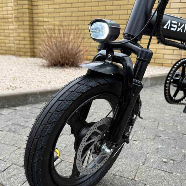 Електровелосипед складний ASKMY U15 Max 48V 600W 15/18Ah з амортизатором, Фото 6