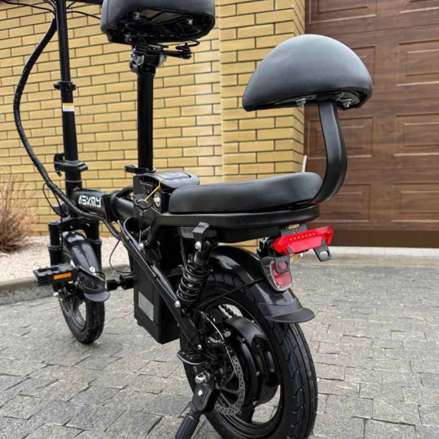 Электровелосипед складной ASKMY U15 Max 48V 600W 15/18Ah з амортизатором, Фото 2