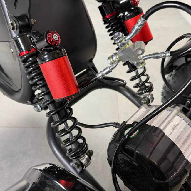 Электровелосипед CityCoco EVOBIKE Grizzly X3 2500W 48V 24Ah Li-ion Трехколесный | До 40 км/ч | До 50 км | До 200 кг | Желтый | Гарантия 24 месяца, Фото 9