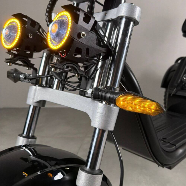 Электровелосипед CityCoco EVOBIKE Grizzly X3 2500W 48V 24Ah Li-ion Трехколесный | До 40 км/ч | До 50 км | До 200 кг | Желтый | Гарантия 24 месяца, Фото 2