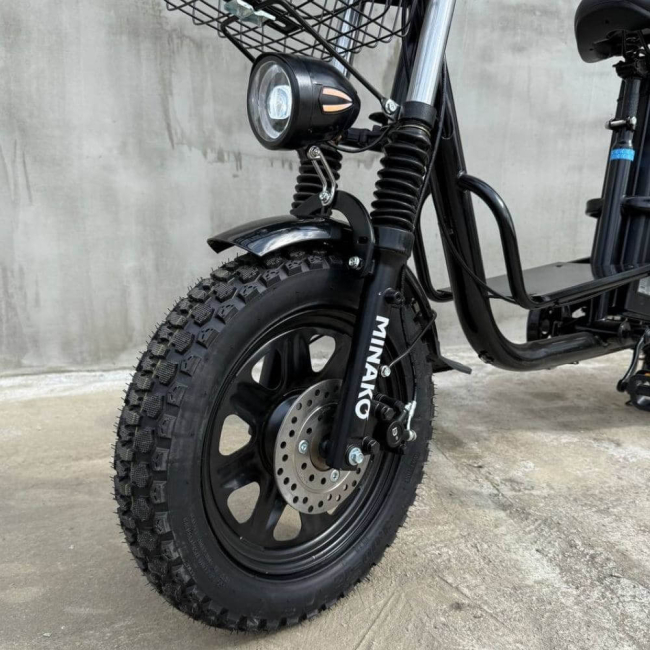 Електровелосипед (електрофетбайк) MINAKO Monster PRO Off-road з сидінням та вантажним багажником, Фото 4