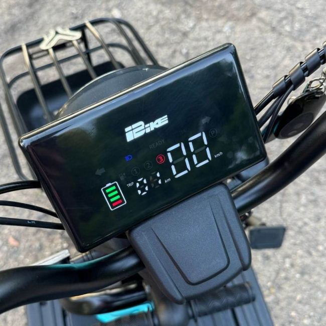 Електроскутер триколісний EVOBIKE Luna TRIO 1200W 23Ah 60V Red Модель 2026 року!, Фото 6