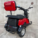 Електроскутер триколісний EVOBIKE Luna TRIO 1200W 23Ah 60V Red Модель 2026 року!, Фото 2