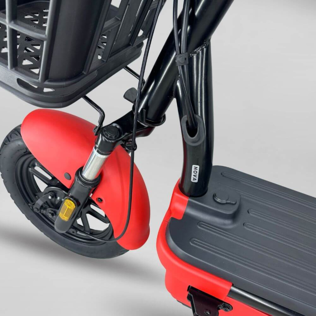 Електровелосипед EVOBIKE Nova ECO 13Ah 48V 500W ЧЕРВОНИЙ, Фото 4