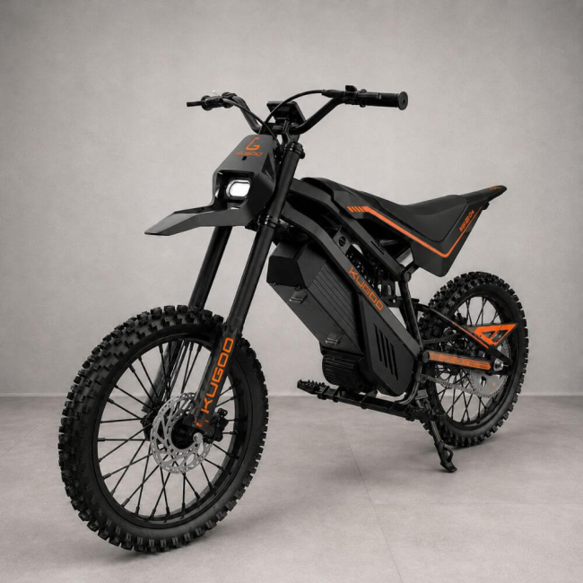 Електровелосипед Off-Road KUGOO Wish 02 Pro BLACK EDITION 2500W 60V 27Ah Li-ion | До 70 км | 19"/17" | Гідравлічні гальма | Гарантія 24 місяці, Фото 1