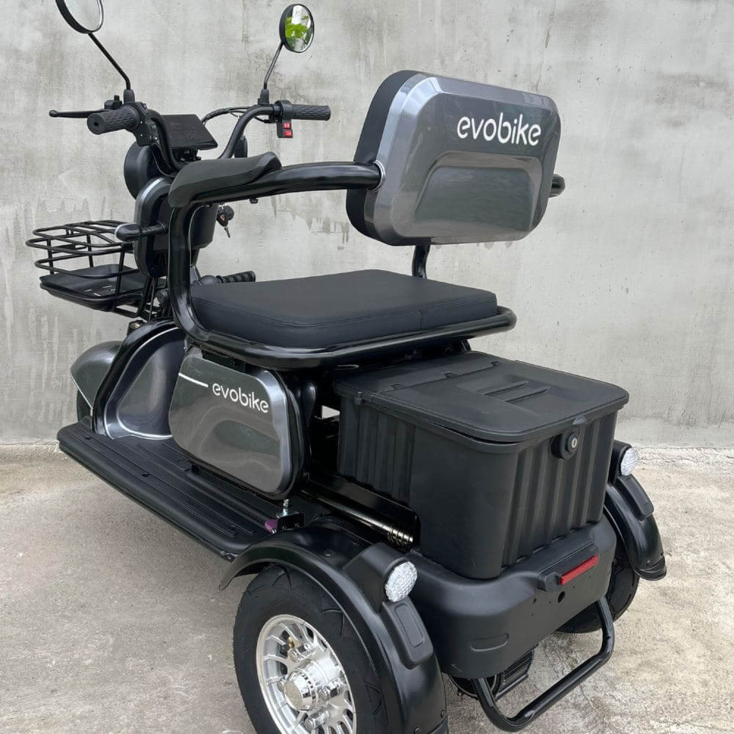 Электровелосипед трехколесный EVOBIKE Luna TRIO | 60V Li-ion 23Ah 1200W Серый , Фото 4