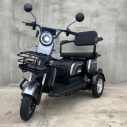 Електроскутер триколісний EVOBIKE Luna TRIO | 60V Li-ion 23Ah 1200W Сірий максимальна швидкість 25 км/год, Фото 1